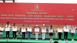 Giải thưởng Kim Đồng 2022 gọi tên thiếu nhi trường Tiểu học Kim Đồng- Quận Ba Đình