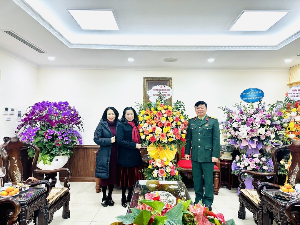 Chúc mừng các đơn vị Quân đội nhân dân nhân ngày truyền thống 22/12 của trường Tiểu học Kim Đồng