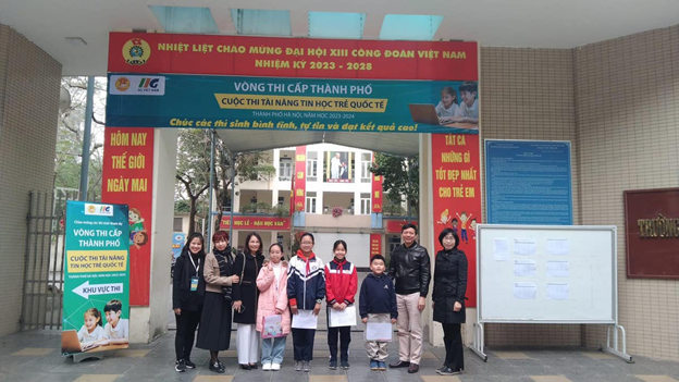 Học sinh trường Tiểu học Kim Đồng đạt giải cao trong Cuộc thi Tài năng Tin học trẻ quốc tế Hà Nội cấp Thành phố